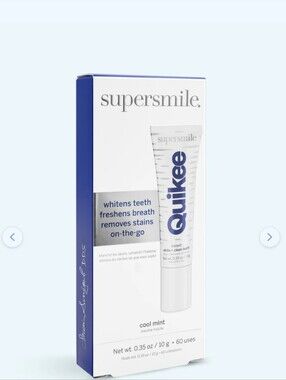 New Supersmile Quikee Cool Mint On-the-Go Teeth Whitener